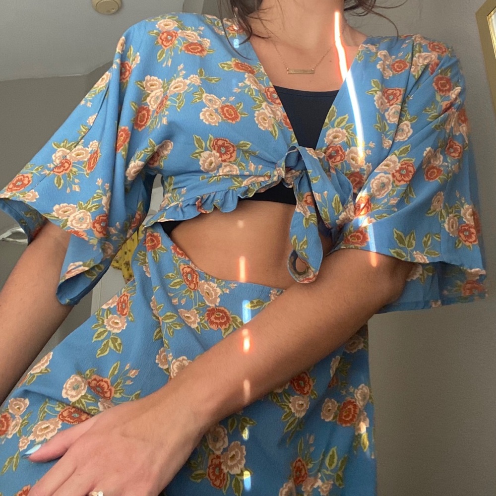 AMUSE SOCIETY floral dress